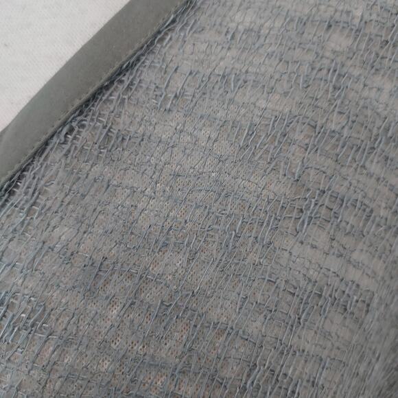 NEW Sugar Lips Grey Mesh Button Blouse Size M - Picture 7 of 12